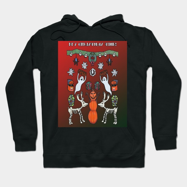 It's Christmas Time! Hoodie by tesiamarieart